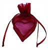 Sachet Organdi coeur armuré