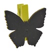 Papillon en bois sur pince