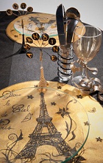Set de table rond Paris
